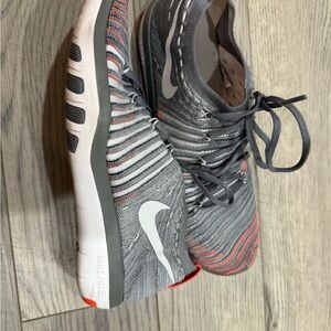 Nike Gray and Red Athletic Shoes